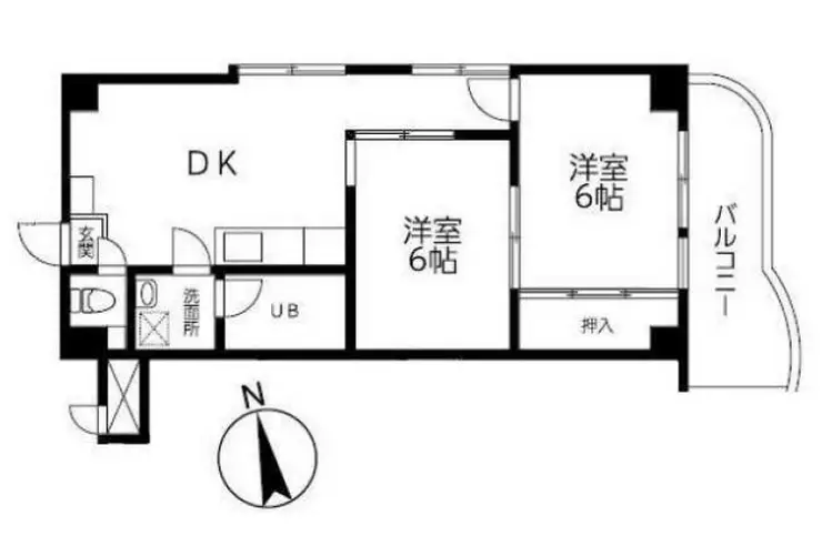 第3小池ビル 6階階 間取り