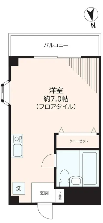 NR5番館 2階階 間取り