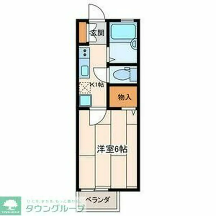 トーマス江川 1階階 間取り