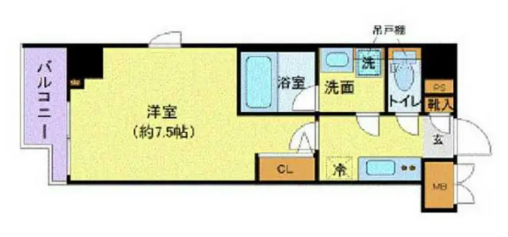 フェニックス市谷本村町 3階階 間取り