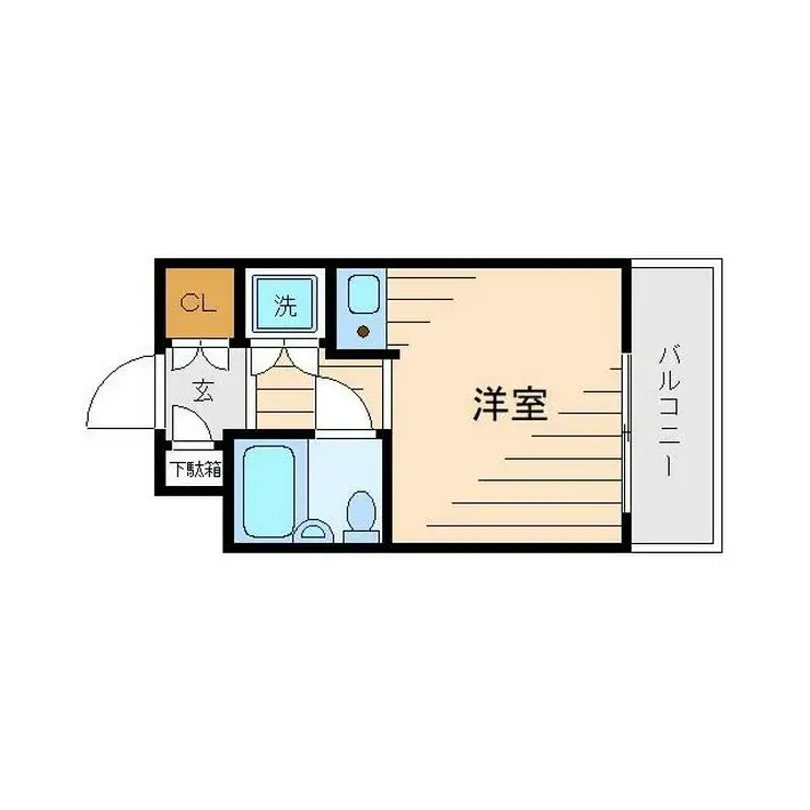 菱和パレス横浜壱番館 5階階 間取り