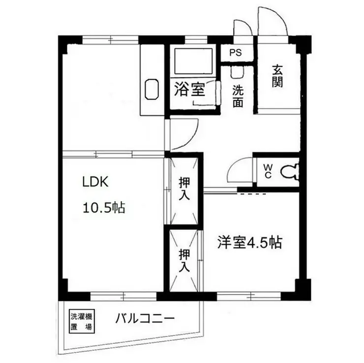 桜台森ビル 3階階 間取り