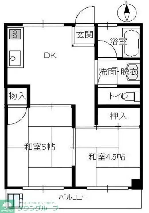 五福ビル 3階階 間取り