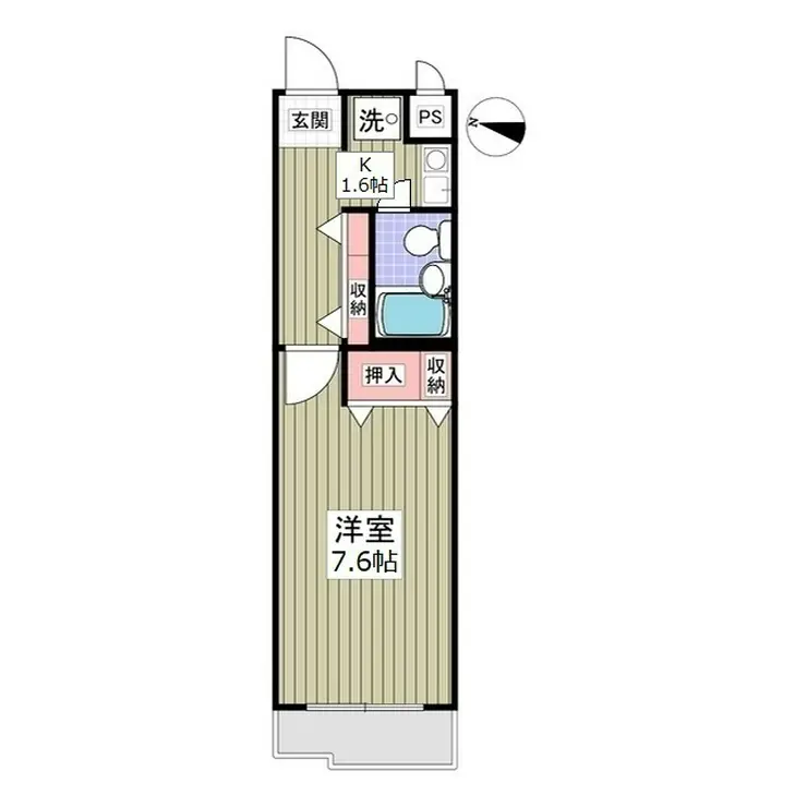 フレクション光が丘 3階階 間取り