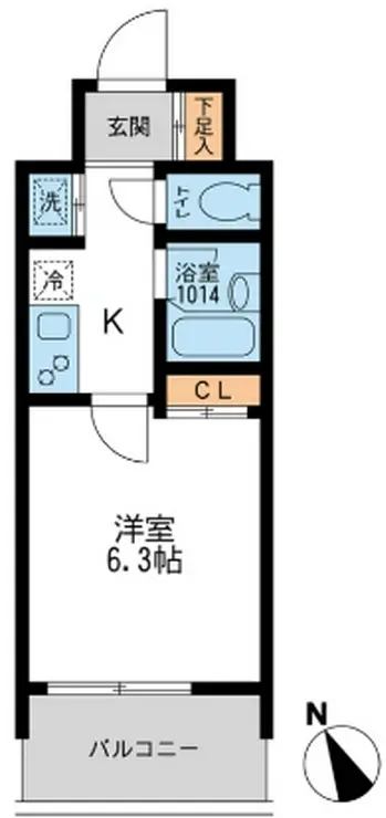 アーデン板橋 9階階 間取り