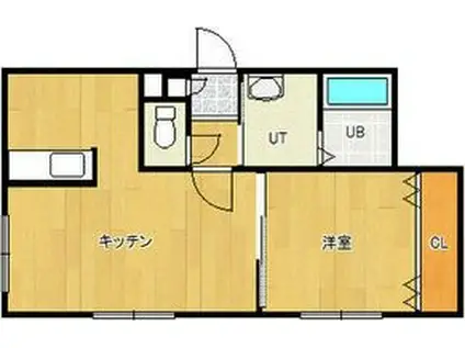 ドルチェヴィータ(1LDK/3階)の間取り写真