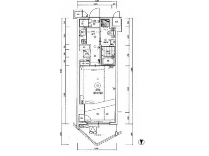 LE-LION SANGENJAYAIII(1K/2階)の間取り写真