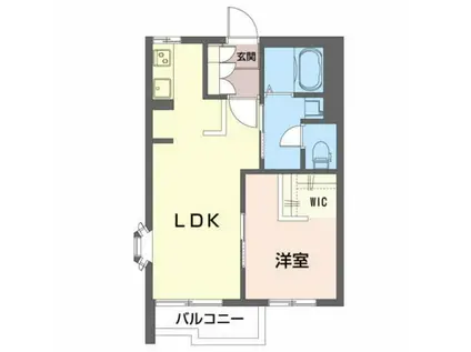 コーポ小倉(1LDK/1階)の間取り写真