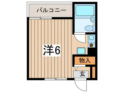 スターホームズ三ツ境V(ワンルーム/1階)の間取り写真