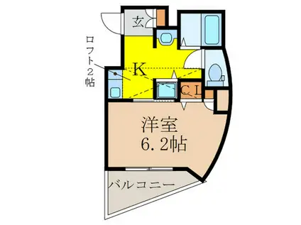 エステムコート新大阪IIIステーションプラザ(1K/10階)の間取り写真