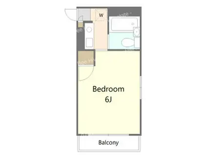 サントピア原(ワンルーム/4階)の間取り写真