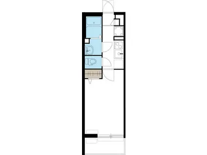 リブリ・吹上(1K/1階)の間取り写真