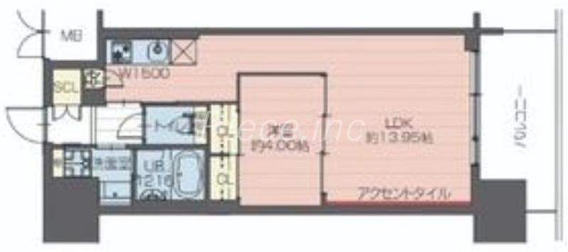 プレジオ新大阪EURO(1LDK/10階)の間取り写真