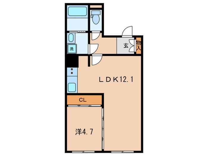 ザ・レジデンス駒込(1LDK/4階)の間取り写真