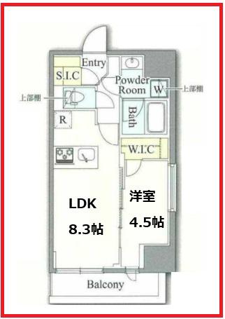 シーエルケー南千住(1LDK/7階)の間取り写真
