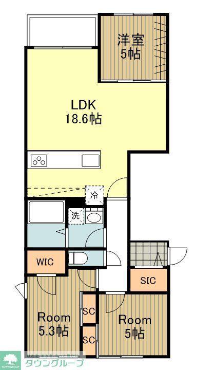 EDIT吉祥寺(3LDK/2階)の間取り写真