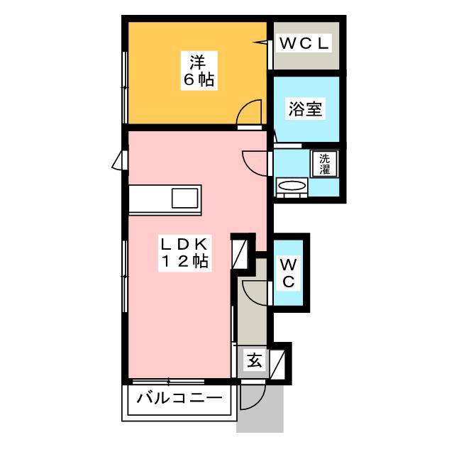 OAZO HACHIOJI(1LDK/1階)の間取り写真