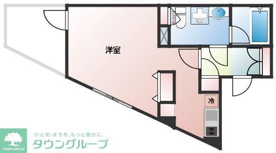 SOLASIA RESIDENCE 学芸大学(ワンルーム/4階)の間取り写真