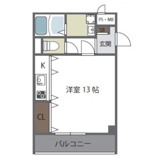 MYアルエット(ワンルーム/4階)の間取り写真