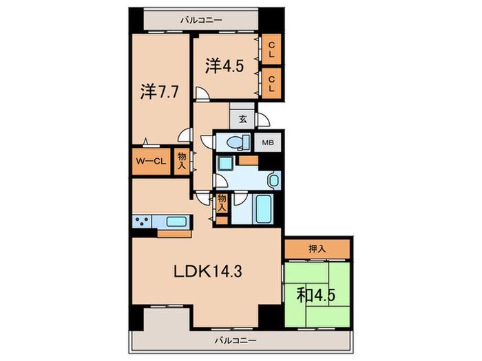 RICウエストコート6番街613号棟