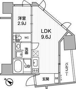 NIDO SUGAMO(1LDK/2階)の間取り写真