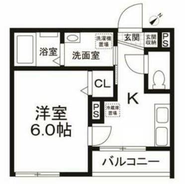 MAISON FOREST(1K/2階)の間取り写真