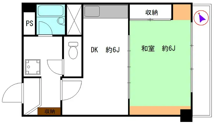 渋谷藤和コープ 11階階 間取り