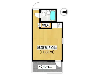 メゾン新大阪北(ワンルーム/3階)の間取り写真