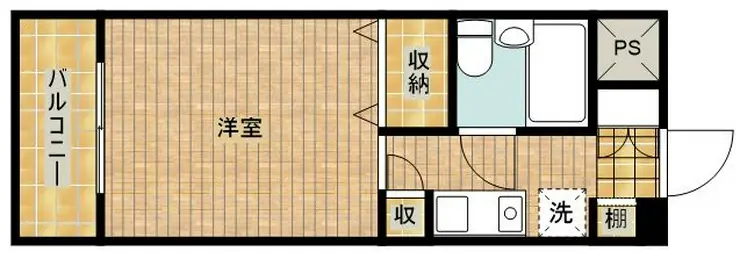 モナークマンション武蔵新城第2 5階階 間取り