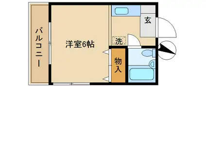 シティコーポ湯沢(1K/2階)の間取り写真