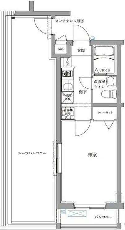エスパシオ西高島平 5階階 間取り
