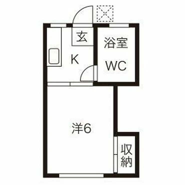 アパートマスヤ 2階階 間取り