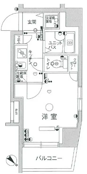 スカイコート後楽園第5 1階階 間取り
