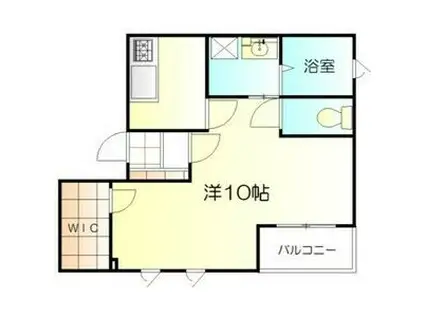 FOOT QUEST(1SK/2階)の間取り写真