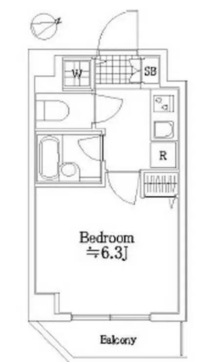 パークウェル方南町 5階階 間取り