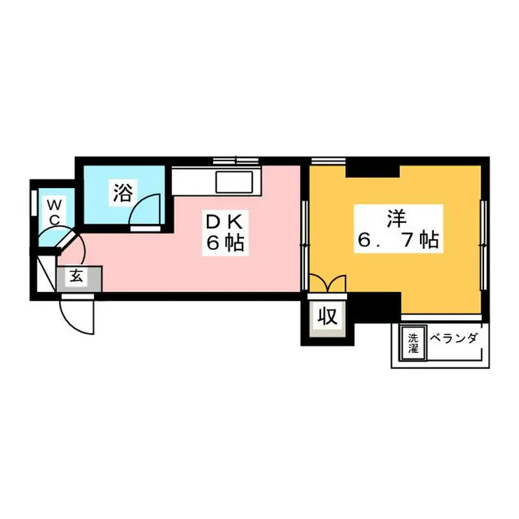 ハイムコウヤ 1階階 間取り