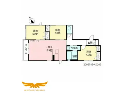 プロヌーブ春日(3LDK/2階)の間取り写真