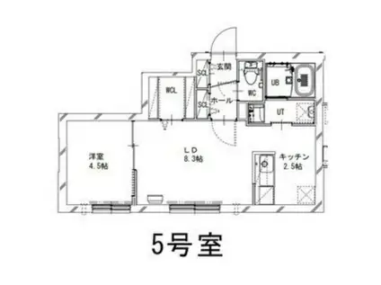 PARTIRE 裏参道(1LDK/3階)の間取り写真