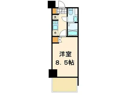 MFPRコート木場公園(1K/10階)の間取り写真