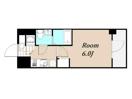 エスリード大阪シティノース(1K/11階)の間取り写真