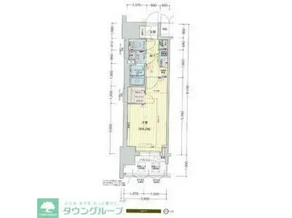 プレサンスNAGOYAファスト(1K/3階)の間取り写真