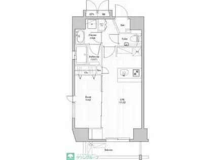 オーパスホームズ大泉学園I(1LDK/4階)の間取り写真