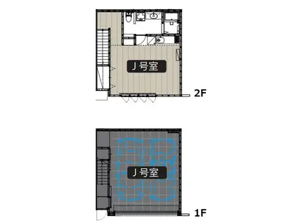 木更津 THE RESORT(ワンルーム/1階)の間取り写真