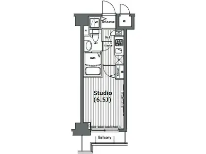 ガラ・ステージ大崎(1K/9階)の間取り写真