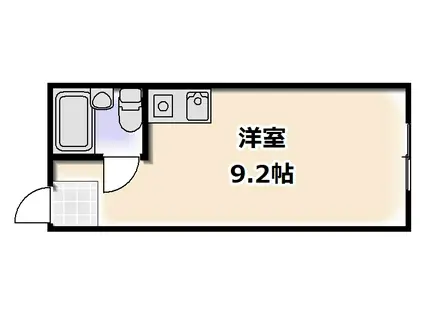 桜川ハイツ(ワンルーム/5階)の間取り写真