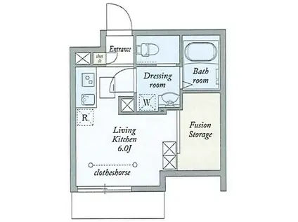 MY STYLE VINTAGE 梅島南(ワンルーム/3階)の間取り写真