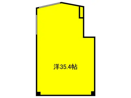 西村ビル(ワンルーム/1階)の間取り写真