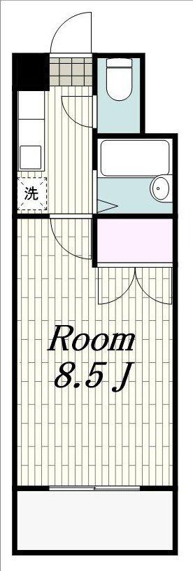 FSFLATS古船場 (1K/12階)の間取り写真