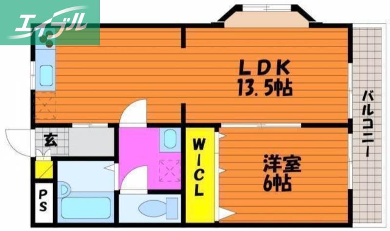 GRECIAN グリーシャン(1LDK/3階)の間取り写真
