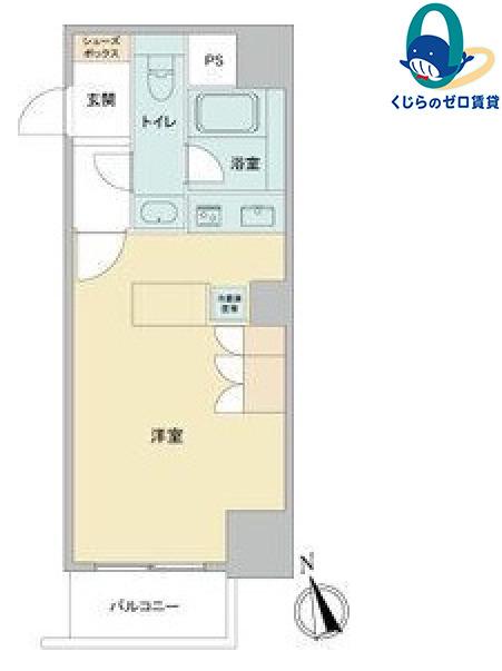 ドゥーエ大須(ワンルーム/12階)の間取り写真